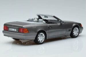 Mercedes 500 SL R129 Szary Metalik Norev 1:18 183715 Metal — zdjęcie 3 z 7