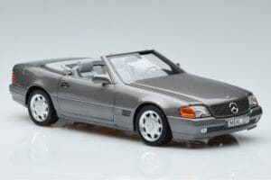 Mercedes 500 SL R129 Szary Metalik Norev 1:18 183715 Metal — zdjęcie 5 z 7