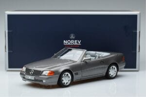 Mercedes 500 SL R129 Szary Metalik Norev 1:18 183715 Metal — zdjęcie 7 z 7