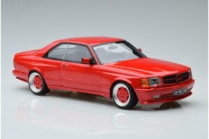Mercedes 560 SEC W126 Widebody Czerwony Otto 1:18 OT995 Żywica — zdjęcie 4 z 6