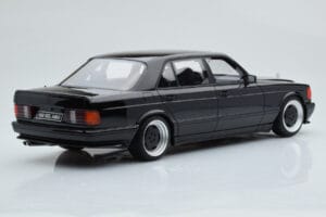 Mercedes 560 SEL AMG W126 Obsidian Czarny Otto 1:18 OT297 Żywica — zdjęcie 2 z 6