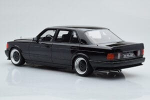 Mercedes 560 SEL AMG W126 Obsidian Czarny Otto 1:18 OT297 Żywica — zdjęcie 5 z 6