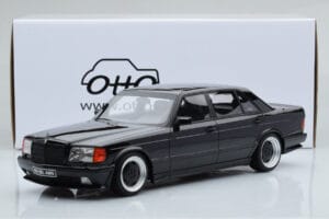 Mercedes 560 SEL AMG W126 Obsidian Czarny Otto 1:18 OT297 Żywica — zdjęcie 6 z 6