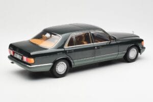 Mercedes 560 SEL W126 Night Zielony Metaliczny Dealer Edition Norev 1:18 B66040626 Metal — zdjęcie 3 z 8