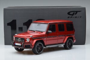 Mercedes AMG G63 W464 Asia Edition Czerwony GT Spirit 1:18 CLDC010 Żywica — zdjęcie 6 z 6