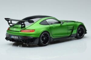 Mercedes AMG GT C190 Black Series Zielony Hell Magno Limitowana Edycja Norev 1:18 183903 Metal — zdjęcie 3 z 7