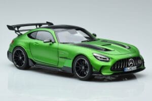 Mercedes AMG GT C190 Black Series Zielony Hell Magno Limitowana Edycja Norev 1:18 183903 Metal — zdjęcie 5 z 7