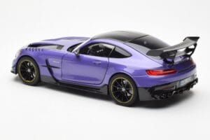 Mercedes AMG GT Black Series Fioletowy Asia Exclusive Norev 1:18 183907 Metal — zdjęcie 7 z 8