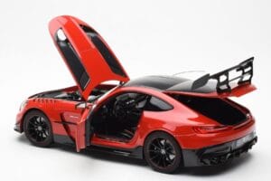 Mercedes AMG GT Black Series Czerwony Asia Exclusive Norev 1:18 183906 Metal — zdjęcie 5 z 8