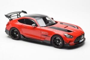 Mercedes AMG GT Black Series Czerwony Asia Exclusive Norev 1:18 183906 Metal — zdjęcie 6 z 8