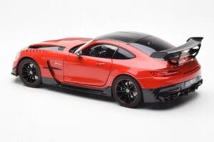 Mercedes AMG GT Black Series Czerwony Asia Exclusive Norev 1:18 183906 Metal — zdjęcie 7 z 8