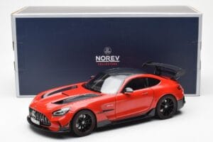 Mercedes AMG GT Black Series Czerwony Asia Exclusive Norev 1:18 183906 Metal — zdjęcie 8 z 8