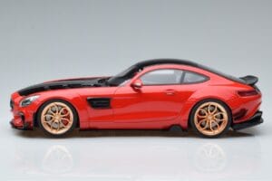 Mercedes AMG GT Prior Design C190 Czerwony GT Spirit 1:18 ZM104 Żywica — zdjęcie 3 z 6