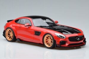 Mercedes AMG GT Prior Design C190 Czerwony GT Spirit 1:18 ZM104 Żywica — zdjęcie 4 z 6
