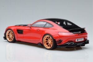 Mercedes AMG GT Prior Design C190 Czerwony GT Spirit 1:18 ZM104 Żywica — zdjęcie 5 z 6