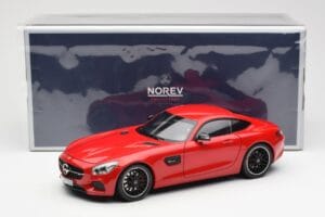 Mercedes AMG GT C190 Czerwony Norev 1:18 183496 Metal — zdjęcie 8 z 8