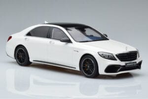 Mercedes AMG S63 W222 Diamond Biały GT Spirit 1:18 B66965714 Żywica — zdjęcie 4 z 6