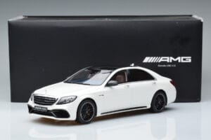 Mercedes AMG S63 W222 Diamond Biały GT Spirit 1:18 B66965714 Żywica — zdjęcie 6 z 6