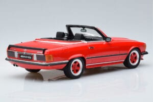Mercedes AMG SL500 R107 Czerwony Otto 1:18 OT962 Żywica — zdjęcie 2 z 6