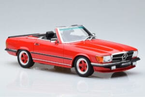 Mercedes AMG SL500 R107 Czerwony Otto 1:18 OT962 Żywica — zdjęcie 4 z 6