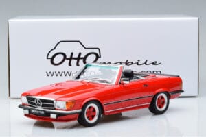 Mercedes AMG SL500 R107 Czerwony Otto 1:18 OT962 Żywica — zdjęcie 6 z 6