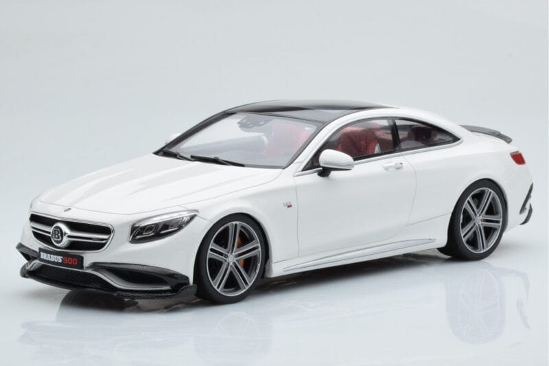 Mercedes Brabus 900 S-Class C222 Coupe Polar Biały GT Spirit 1:18 GT747 Żywica