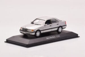 Mercedes C-Class W202 C220 Srebrny Minichamps 1:43 B66005705-M1 Metal — zdjęcie 2 z 4