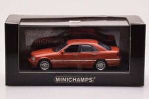 Mercedes C-Class W202 C240 Pomarańczowy Metaliczny Minichamps 1:43 430037000 Metal — zdjęcie 4 z 4
