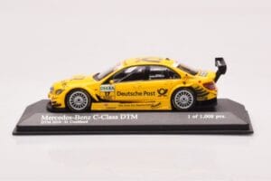 Mercedes C-Class W204 DTM Deutsche Post AMG Mercedes #17 D. Coulthard DTM 2010 Minichamps 1:43 400103817 Metal