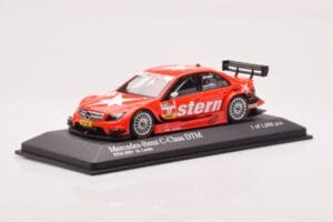 Mercedes C-Class W204 DTM Stern AMG Mercedes #17 M. Lauda DTM 2009 Minichamps 1:43 400093817 Metal — zdjęcie 2 z 4