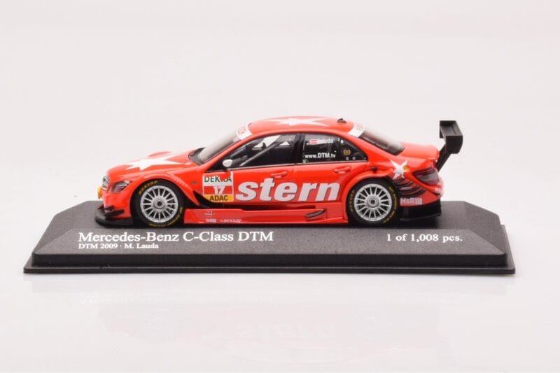 Mercedes C-Class W204 DTM Stern AMG Mercedes #17 M. Lauda DTM 2009 Minichamps 1:43 400093817 Metal