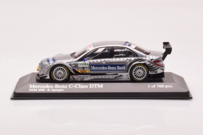 Mercedes C-Class W204 DTM Team AMG Mercedes #3 B. Spengler DTM 2008 Minichamps 1:43 400083803 Metal
