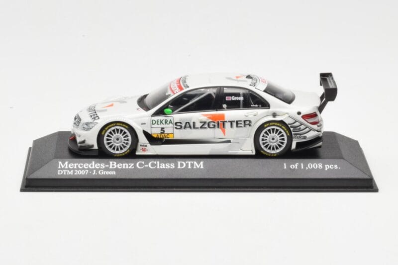 Mercedes C-Class W204 #5 Team AMG Mercedes J. Green DTM 2007 Minichamps 1:43 400073705 Metal