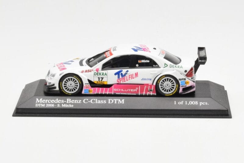 Mercedes C-Class W204 #17 Team Mucke S. Mucke DTM 2006 Minichamps 1:43 400063517 Metal