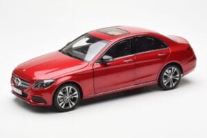 Mercedes C-Class W205 Czerwony Metaliczny Asia Exclusive Norev 1:18 183835 Metal