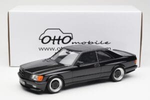 Mercedes 560 SEC C126 AMG Widebody Czarny Otto 1:18 OT187 Żywica — zdjęcie 6 z 6