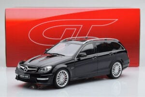 Mercedes C63 AMG S204 T-Model Czarny GT Spirit 1:18 GT760 Żywica — zdjęcie 6 z 6