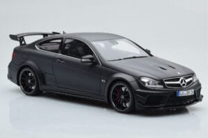 Mercedes C63 AMG W204 Black Series Matowy Czarny GT Spirit 1:18 GT843 Żywica — zdjęcie 4 z 6