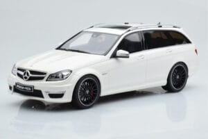 Mercedes C63 AMG S204 T-Model Biały GT Spirit 1:18 GT147 Żywica