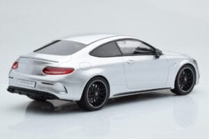 Mercedes C63S AMG C205 Coupe Srebrny GT Spirit 1:18 GT116 Żywica — zdjęcie 2 z 6