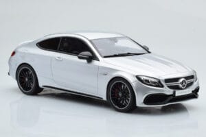 Mercedes C63S AMG C205 Coupe Srebrny GT Spirit 1:18 GT116 Żywica — zdjęcie 4 z 6