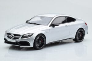 Mercedes C63S AMG C205 Coupe Srebrny GT Spirit 1:18 GT116 Żywica