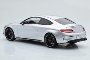 Mercedes C63S AMG C205 Coupe Srebrny GT Spirit 1:18 GT116 Żywica — zdjęcie 5 z 6