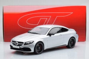 Mercedes C63S AMG C205 Coupe Srebrny GT Spirit 1:18 GT116 Żywica — zdjęcie 6 z 6