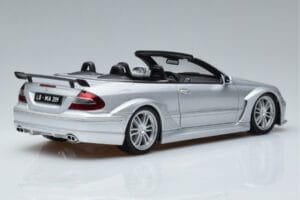 Mercedes CLK DTM AMG W209 Kabriolet Srebrny Kyosho 1:18 B66962272 Metal — zdjęcie 3 z 8