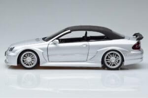 Mercedes CLK DTM AMG W209 Kabriolet Srebrny Kyosho 1:18 B66962272 Metal — zdjęcie 4 z 8