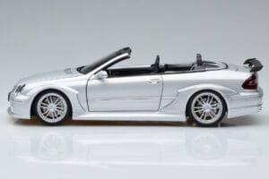 Mercedes CLK DTM AMG W209 Kabriolet Srebrny Kyosho 1:18 B66962272 Metal — zdjęcie 5 z 8