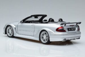 Mercedes CLK DTM AMG W209 Kabriolet Srebrny Kyosho 1:18 B66962272 Metal — zdjęcie 7 z 8