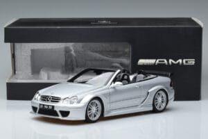 Mercedes CLK DTM AMG W209 Kabriolet Srebrny Kyosho 1:18 B66962272 Metal — zdjęcie 8 z 8