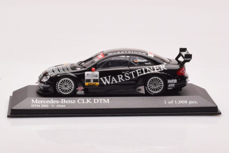 Mercedes CLK DTM Team Warsteiner AMG #5 U. Alzen DTM 2002 Minichamps 1:43 400023025 Metal
